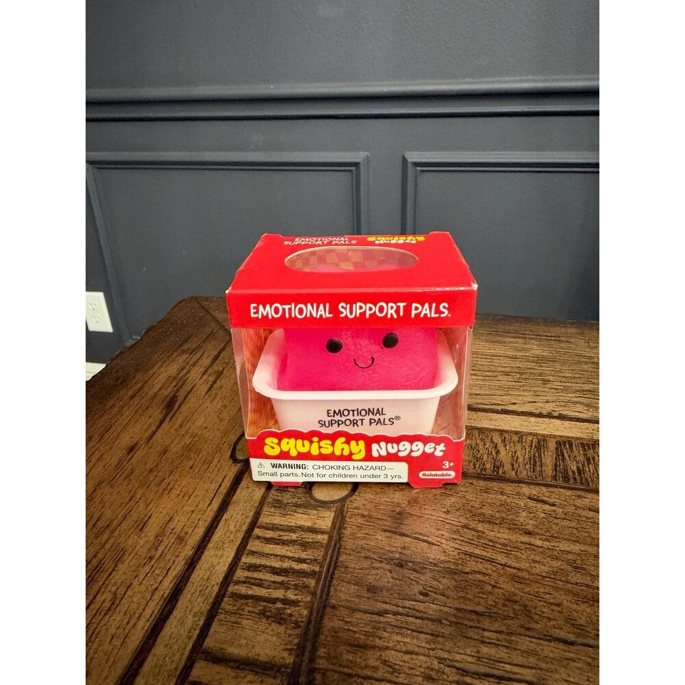 Emotional Support Pals Squishy Nugget Pink Relatable Stress Toy New in Box